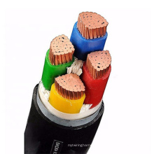 Cable de alimentación subterránea de PVC blindado de cobre de bajo voltaje